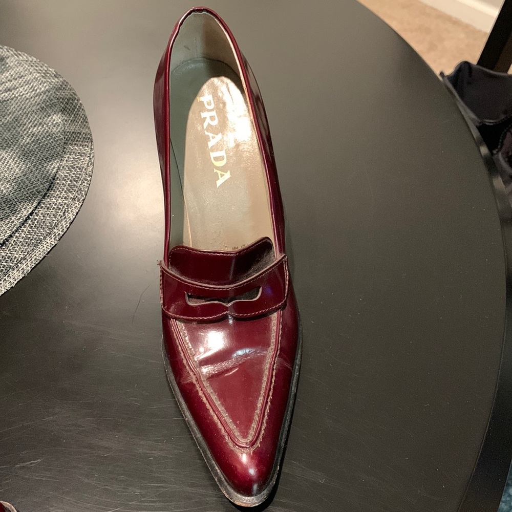 Stunning and classic pumps from Prada. Gently used